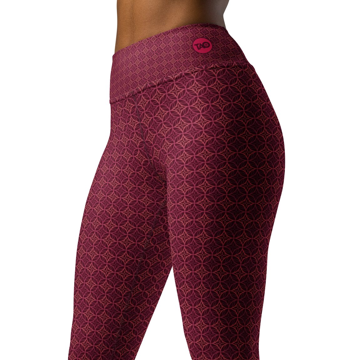 Fibbo Ruby sacred-geometry leggings